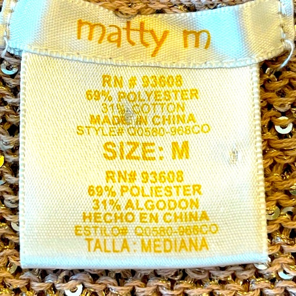 MATTY M DRESSY TOP - Picture 4 of 4